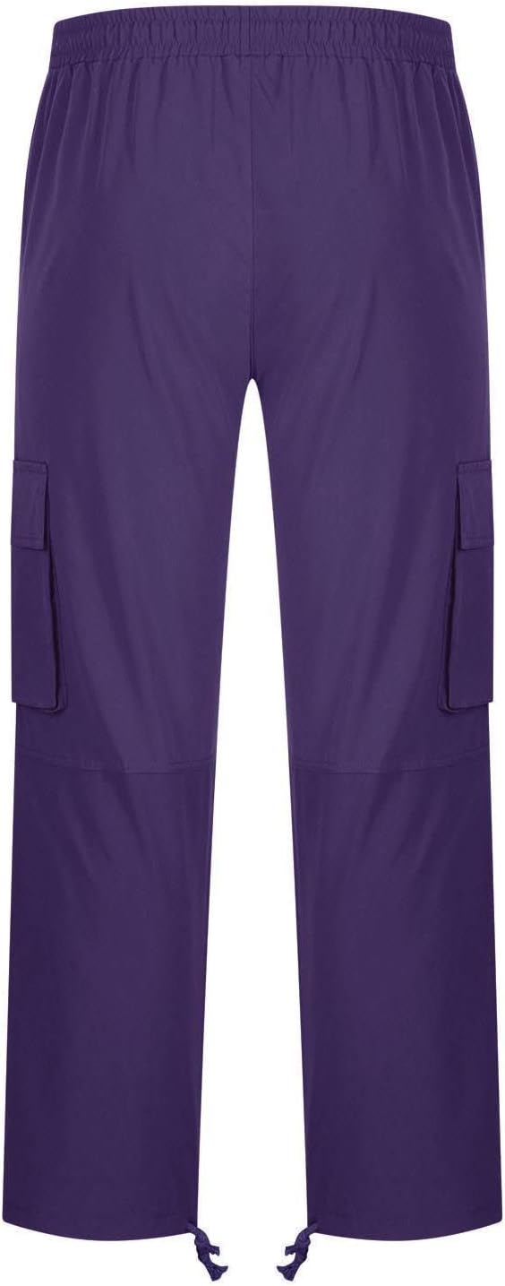 Pantalon cargo décontracté pour homme, pantalon de travail à cordon de serrage, pantalon de jogging de randonnée, pantalon de jogging multi-poches, pantalon de jogging tendance pour l'extérieur