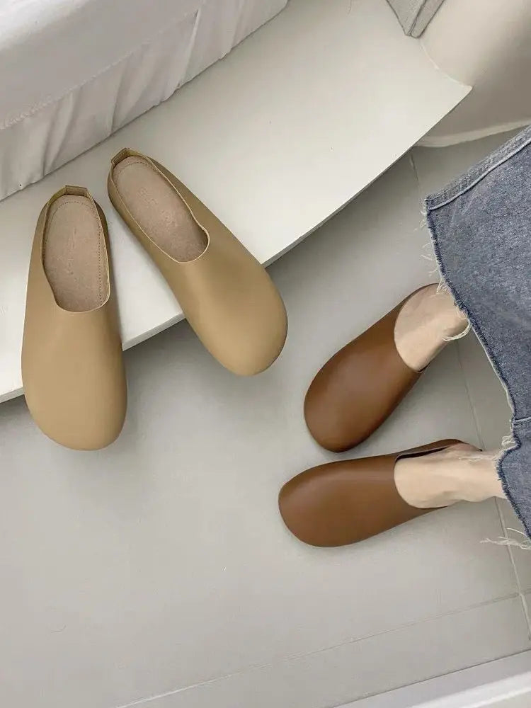 Chaussons / Chaussures orthopédiques en cuir italien LetcloTM pour femmes
