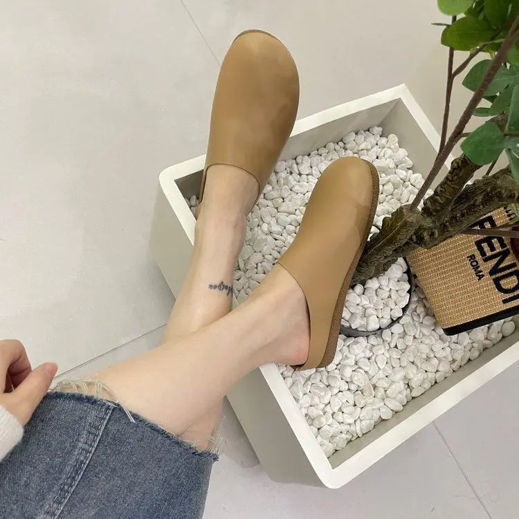 Chaussons / Chaussures orthopédiques en cuir italien LetcloTM pour femmes