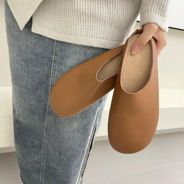 Chaussons / Chaussures orthopédiques en cuir italien LetcloTM pour femmes