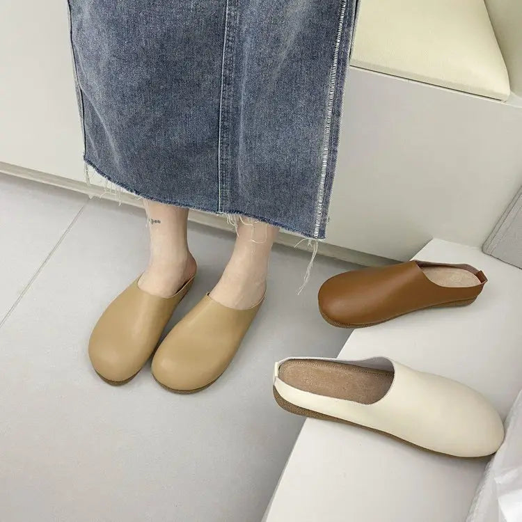 Chaussons / Chaussures orthopédiques en cuir italien LetcloTM pour femmes