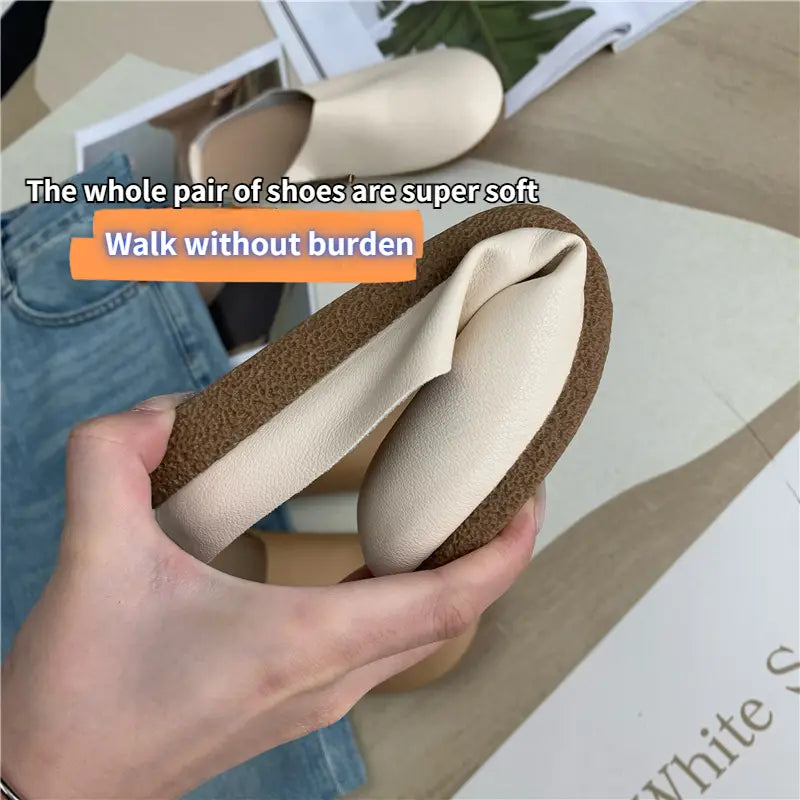Chaussons / Chaussures orthopédiques en cuir italien LetcloTM pour femmes