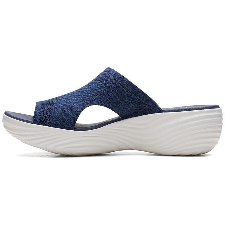 Verbesserte orthopädische Slide-Sandalen, gestrickte Sport-Korrektursandalen