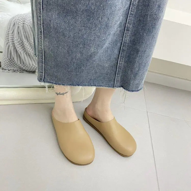 Chaussons / Chaussures orthopédiques en cuir italien LetcloTM pour femmes