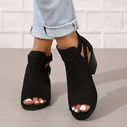 🔥Promotion du dernier jour -50 % de réduction - Nouvelles chaussures orthopédiques à talons hauts en cuir pour femmes 2024 