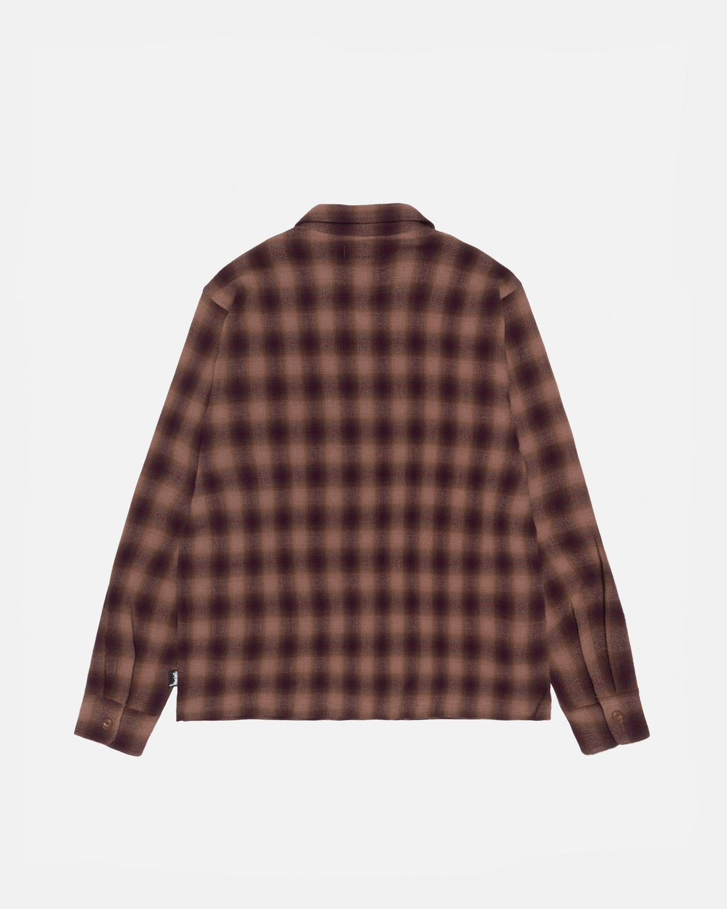 CHEMISE ZIPPÉE À CARREAUX EN FILS TORSADÉS 