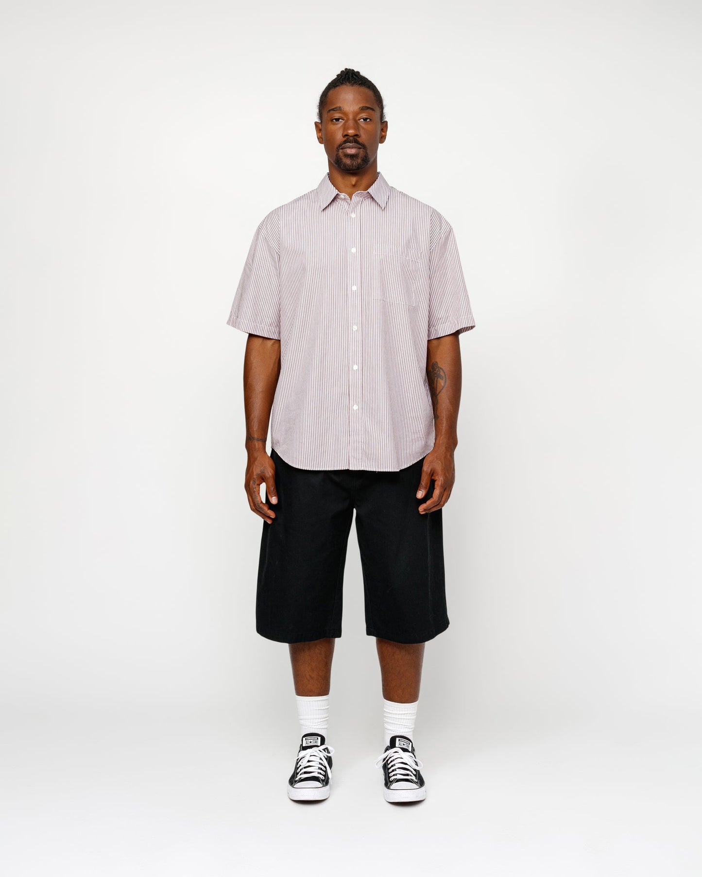 CHEMISE À MANCHES COURTES À RAYURES 8 BALL 
