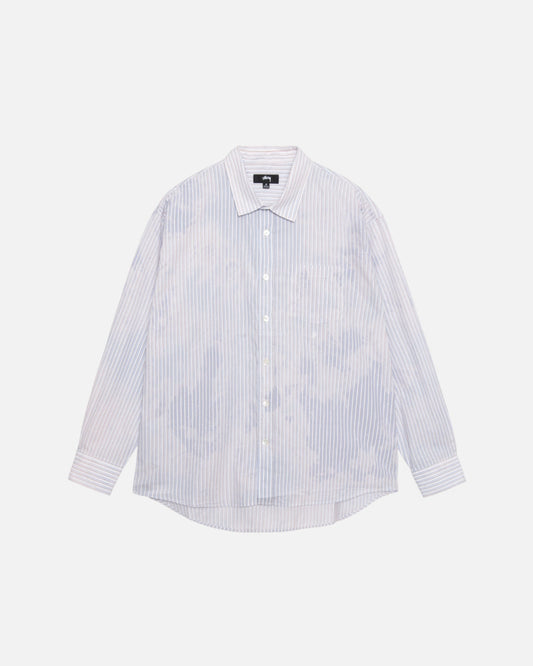 CHEMISE CLASSIQUE À MANCHES LONGUES EN POPELINE BLANCHIE 