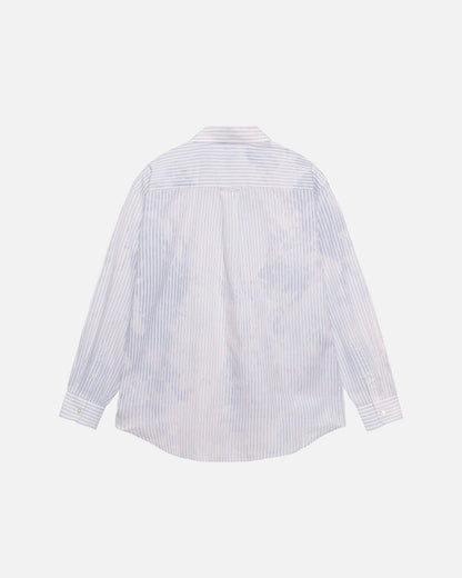 CHEMISE CLASSIQUE À MANCHES LONGUES EN POPELINE BLANCHIE 