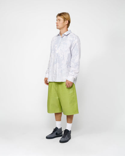 CHEMISE CLASSIQUE À MANCHES LONGUES EN POPELINE BLANCHIE 