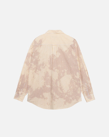 CHEMISE CLASSIQUE À MANCHES LONGUES EN POPELINE BLANCHIE 
