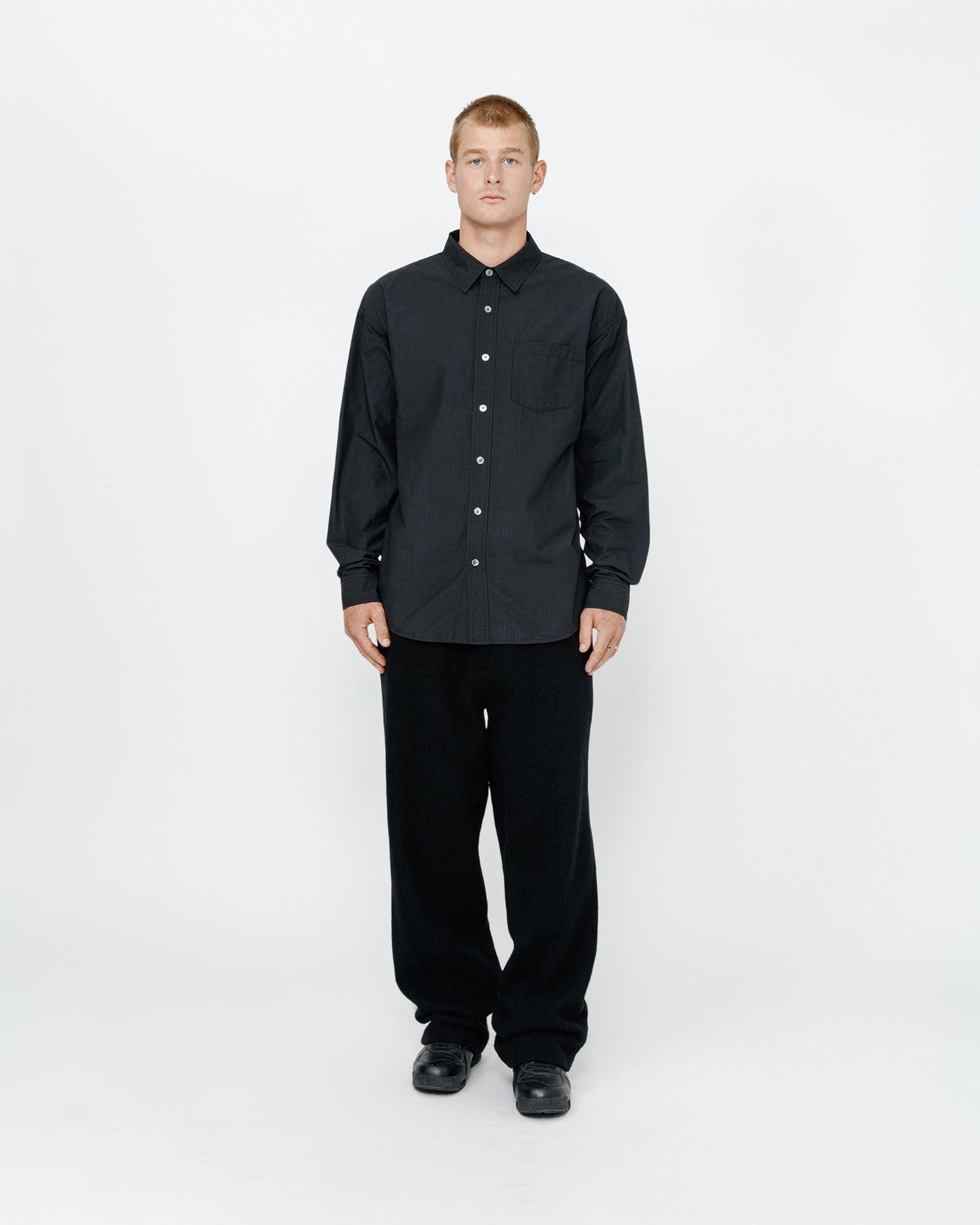 CHEMISE À MANCHES LONGUES CLASSIQUE PULVÉRISÉE 