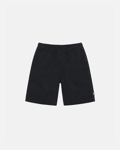 Short de plage en coton brossé 