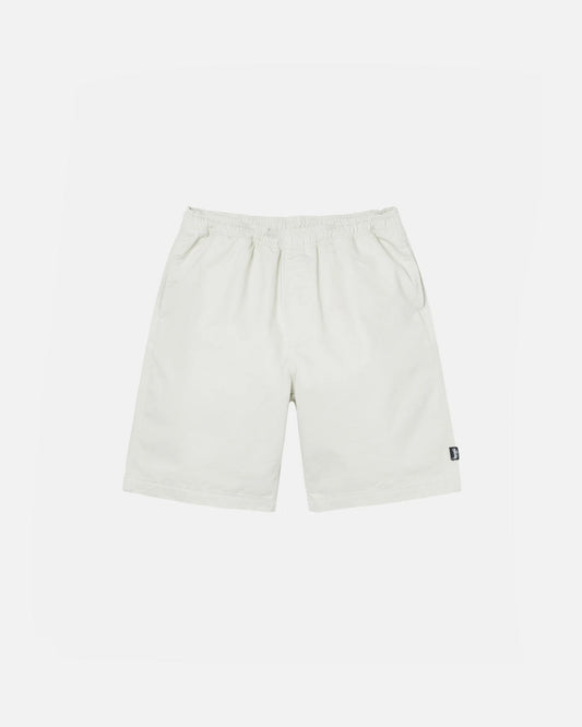 Short de plage en coton brossé 