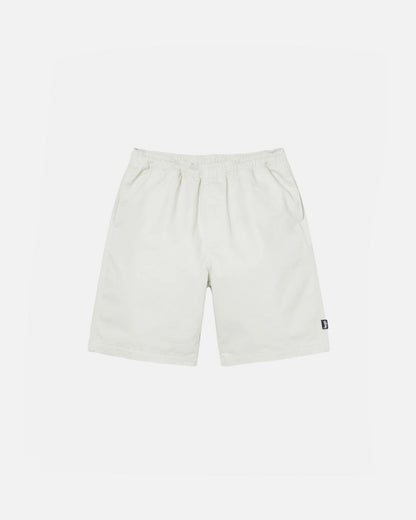 Short de plage en coton brossé 