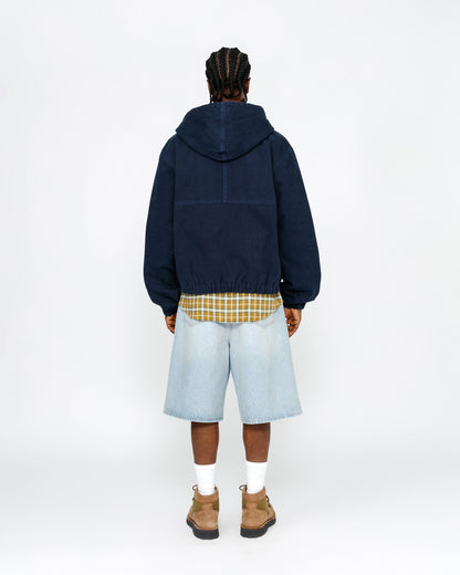 GROSSE, ALTE, KURZE DENIM-HOSE 