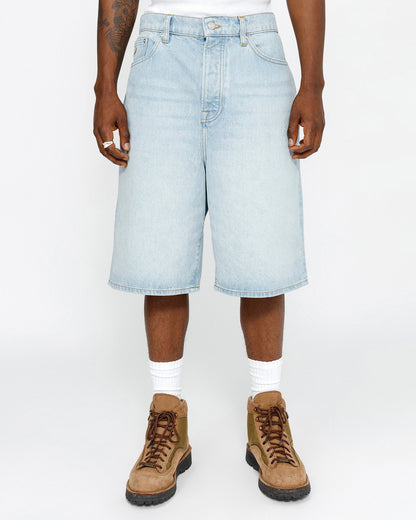 GROSSE, ALTE, KURZE DENIM-HOSE 