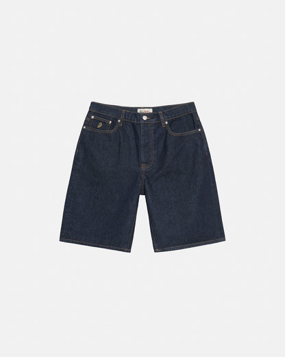 GROSSE, ALTE, KURZE DENIM-HOSE 
