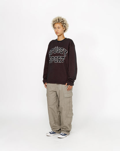 T-shirt ras du cou en maille de coton bicolore 