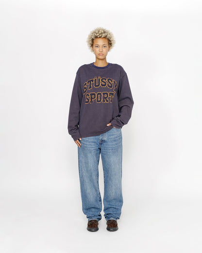 T-shirt ras du cou en maille de coton bicolore 