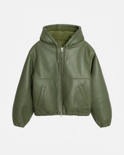 VESTE DE TRAVAIL EN PEAU LAINE MOUTON 