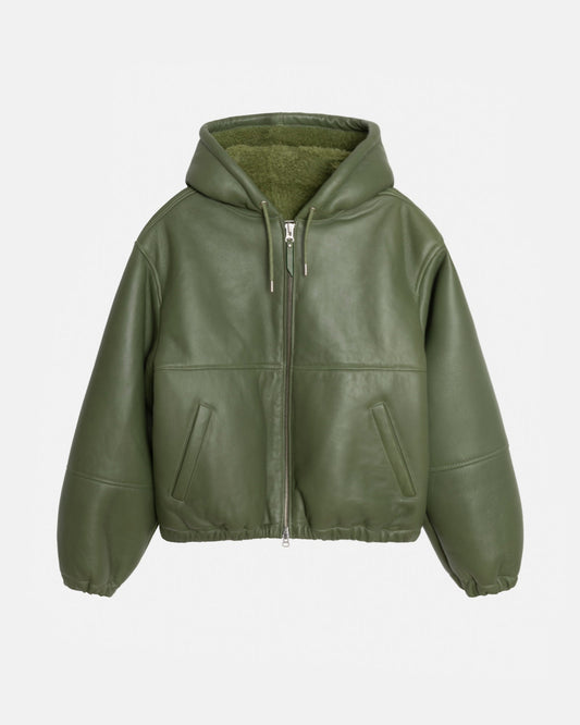 VESTE DE TRAVAIL EN PEAU LAINE MOUTON 