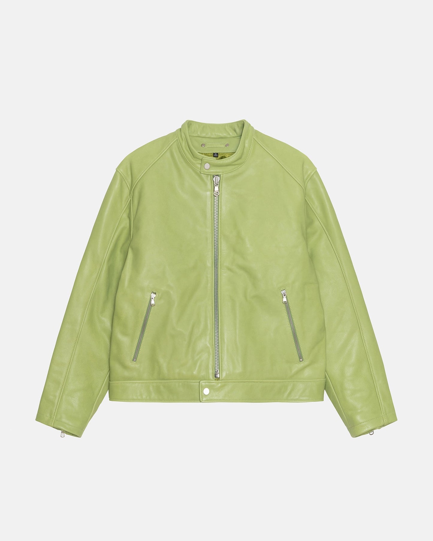 VESTE EN CUIR CAFÉ RACER 