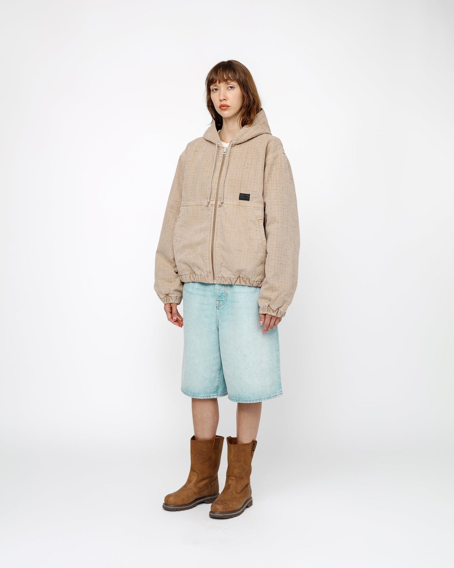 VESTE DE TRAVAIL TOILE AIGUILLETÉE 