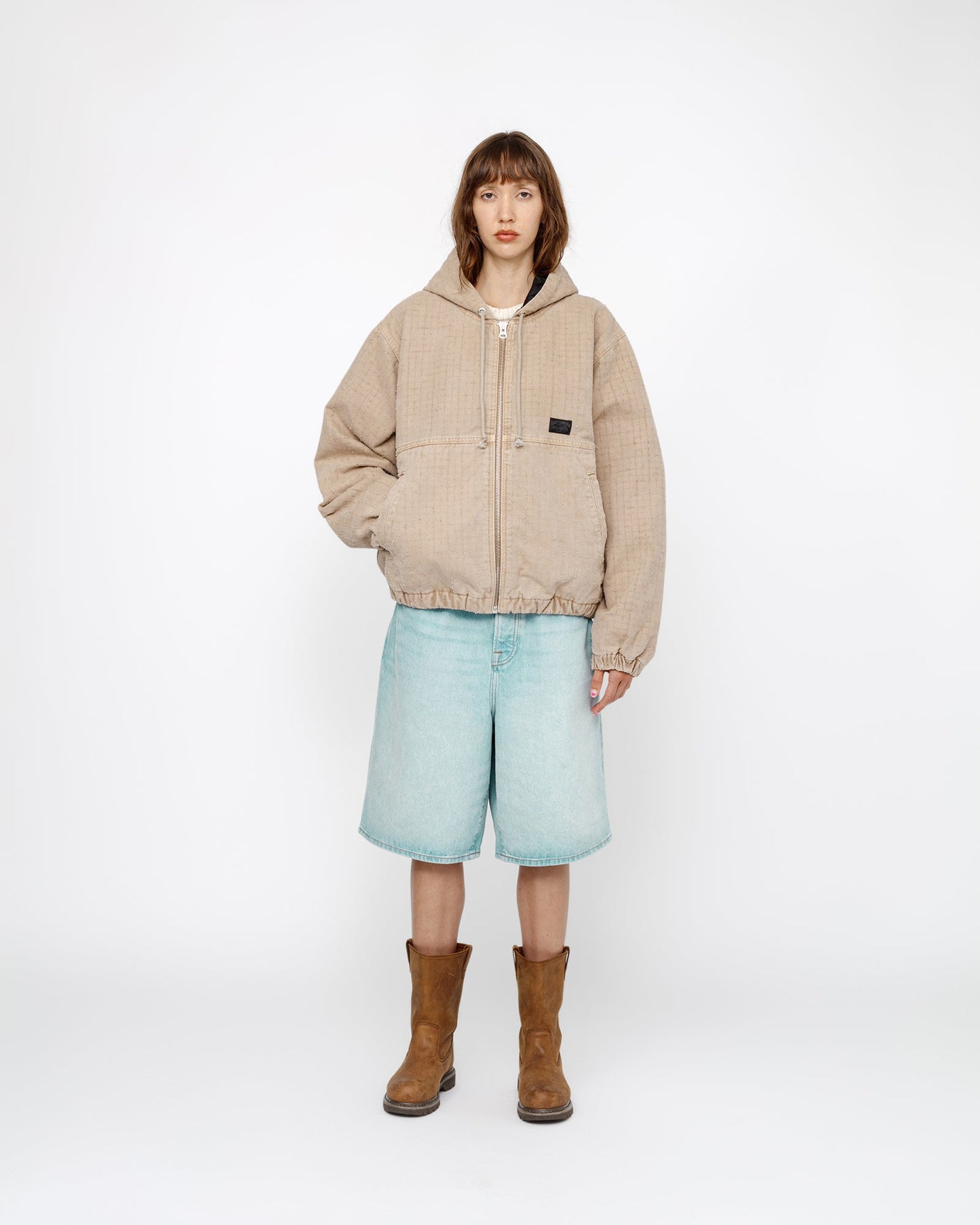 VESTE DE TRAVAIL TOILE AIGUILLETÉE 
