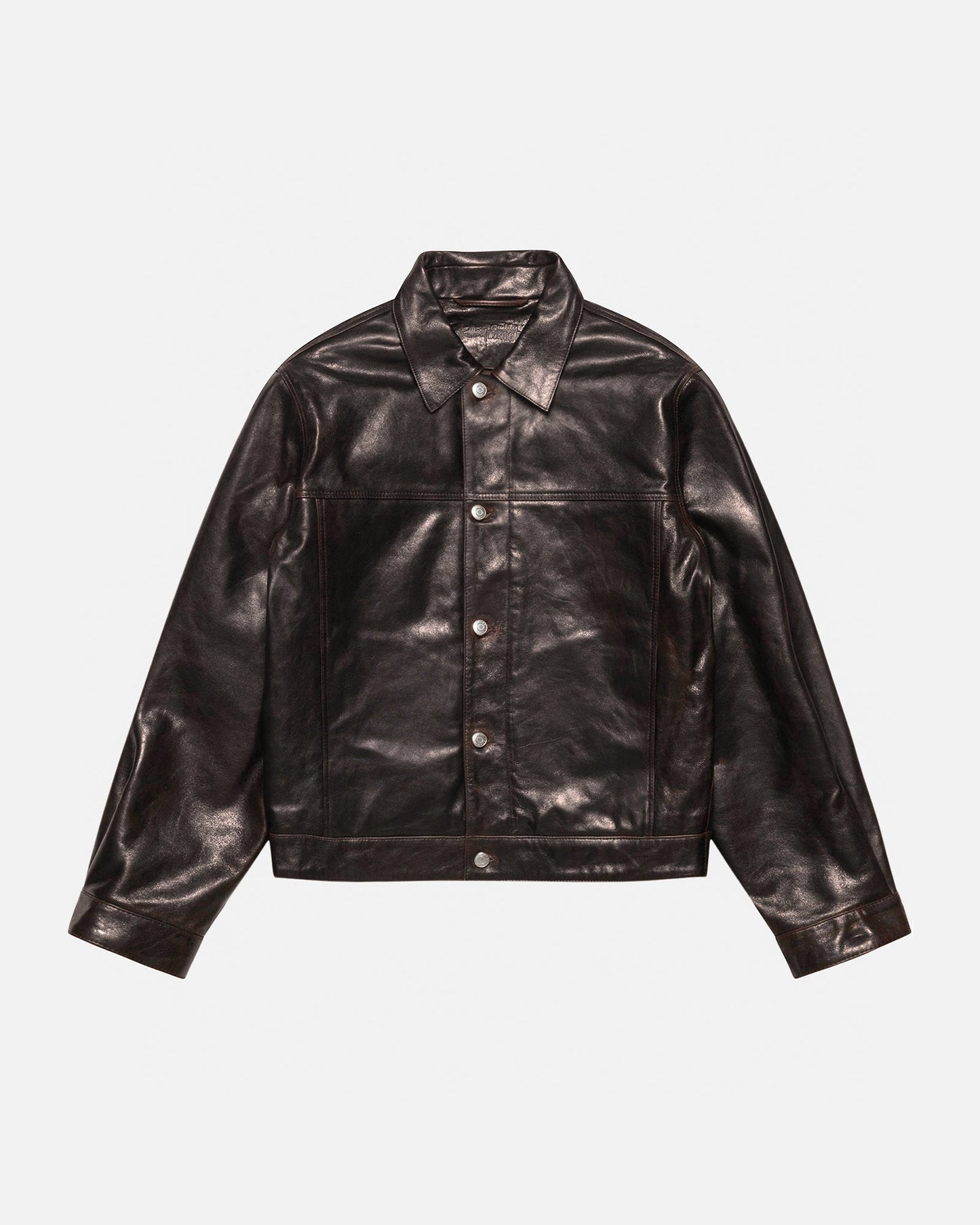TRUCKERJACKE LEDER 