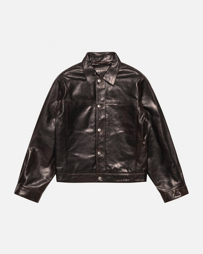 TRUCKERJACKE LEDER 