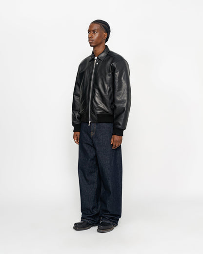 LEATHER FLIGHT JACKET