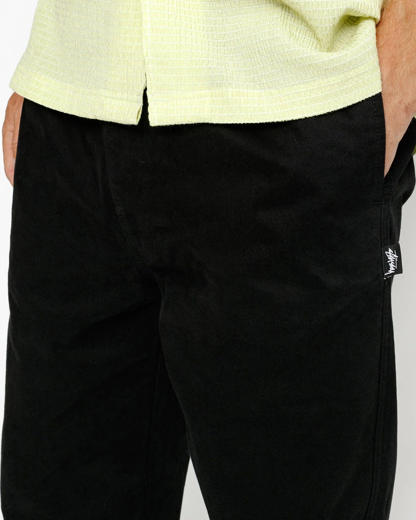 PANTALON DE PLAGE EN COTON BROSSÉ 