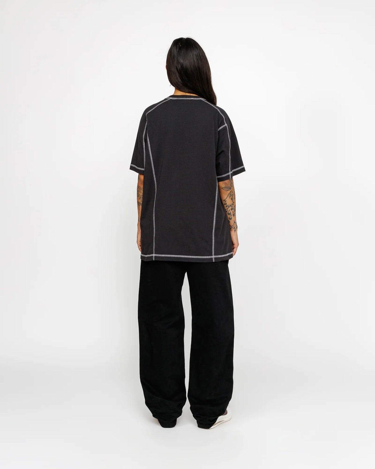 PANTALON DE PLAGE EN COTON BROSSÉ 