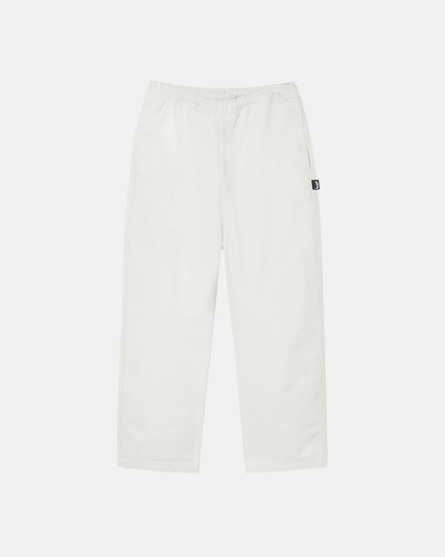 PANTALON DE PLAGE EN COTON BROSSÉ 