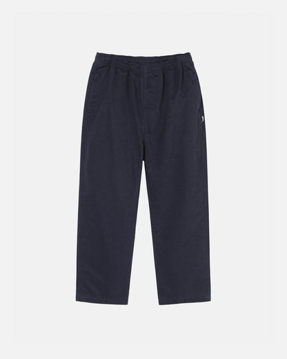 PANTALON DE PLAGE EN COTON BROSSÉ 