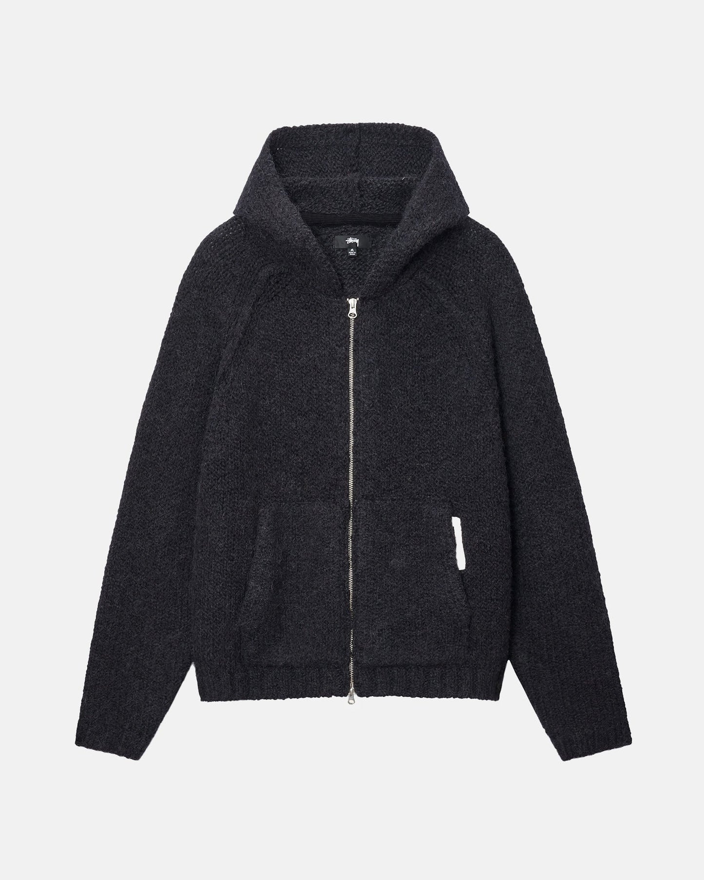 SWEAT À CAPUCHE ZIPPÉ EN MAILLE ÉPAISSE 