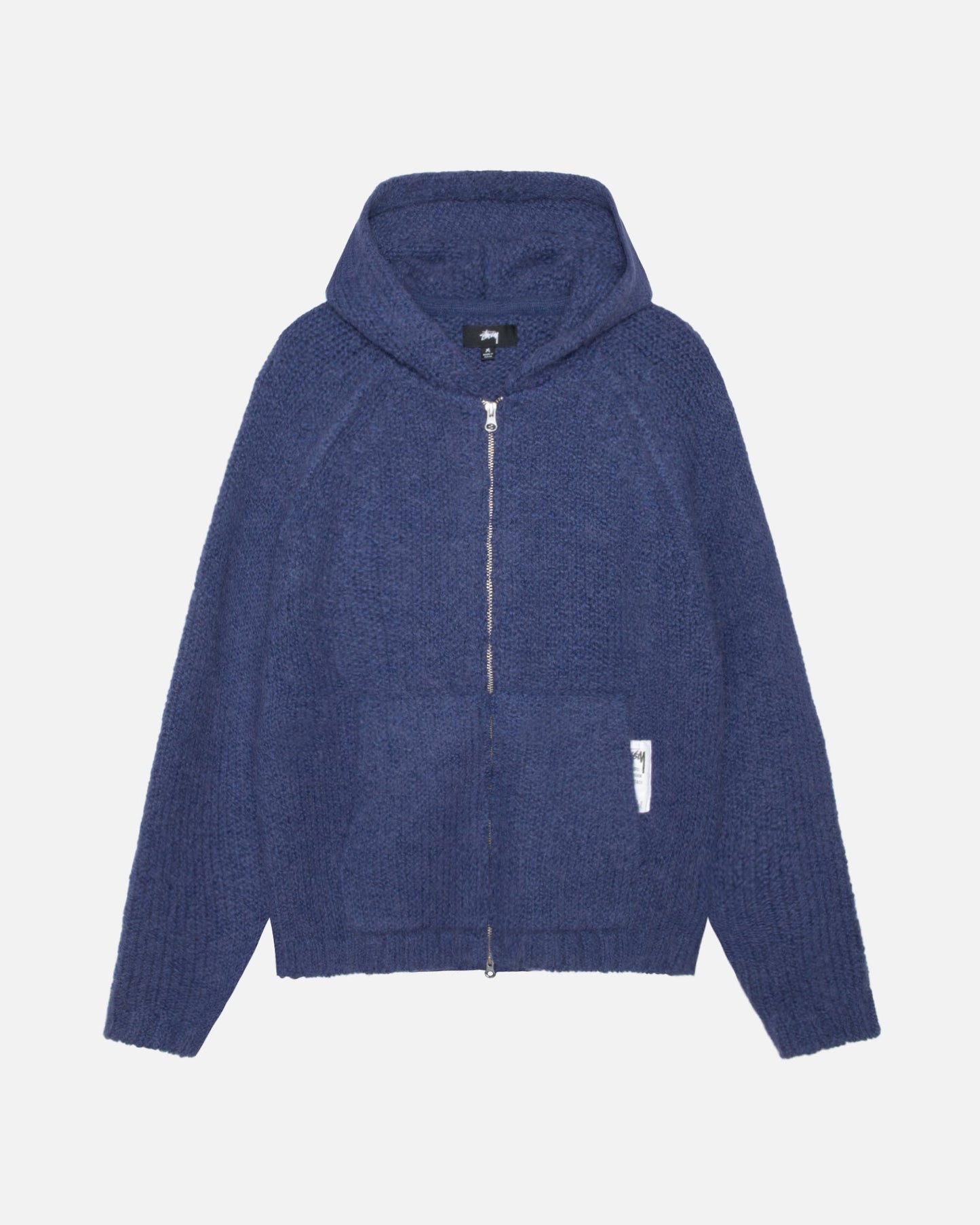 SWEAT À CAPUCHE ZIPPÉ EN MAILLE ÉPAISSE 