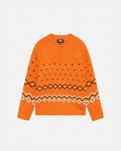 ROLL NECK FAIRISLE SWEATER