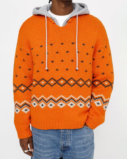 ROLL NECK FAIRISLE SWEATER
