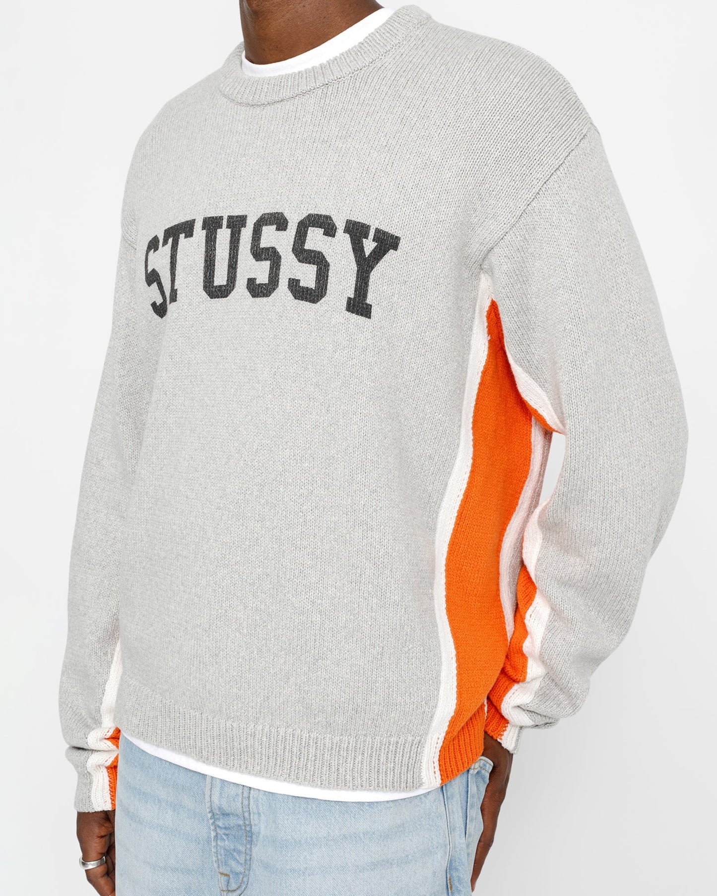T-SHIRT À RAYURES CONTRASTÉES 