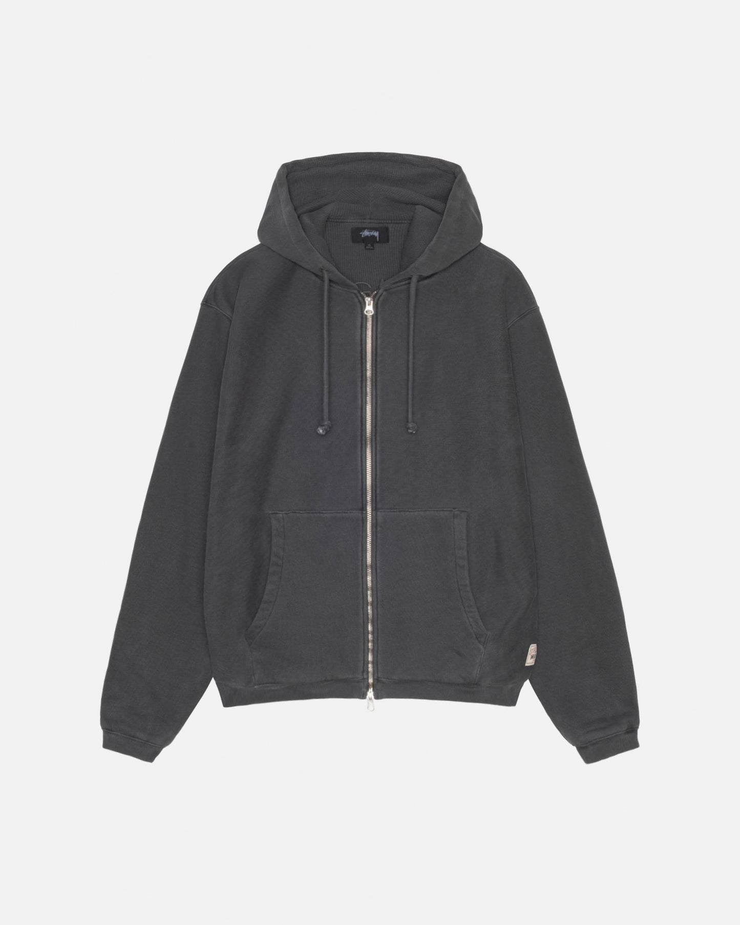 Kapuzenpullover mit Reißverschluss und Waffelfutter 