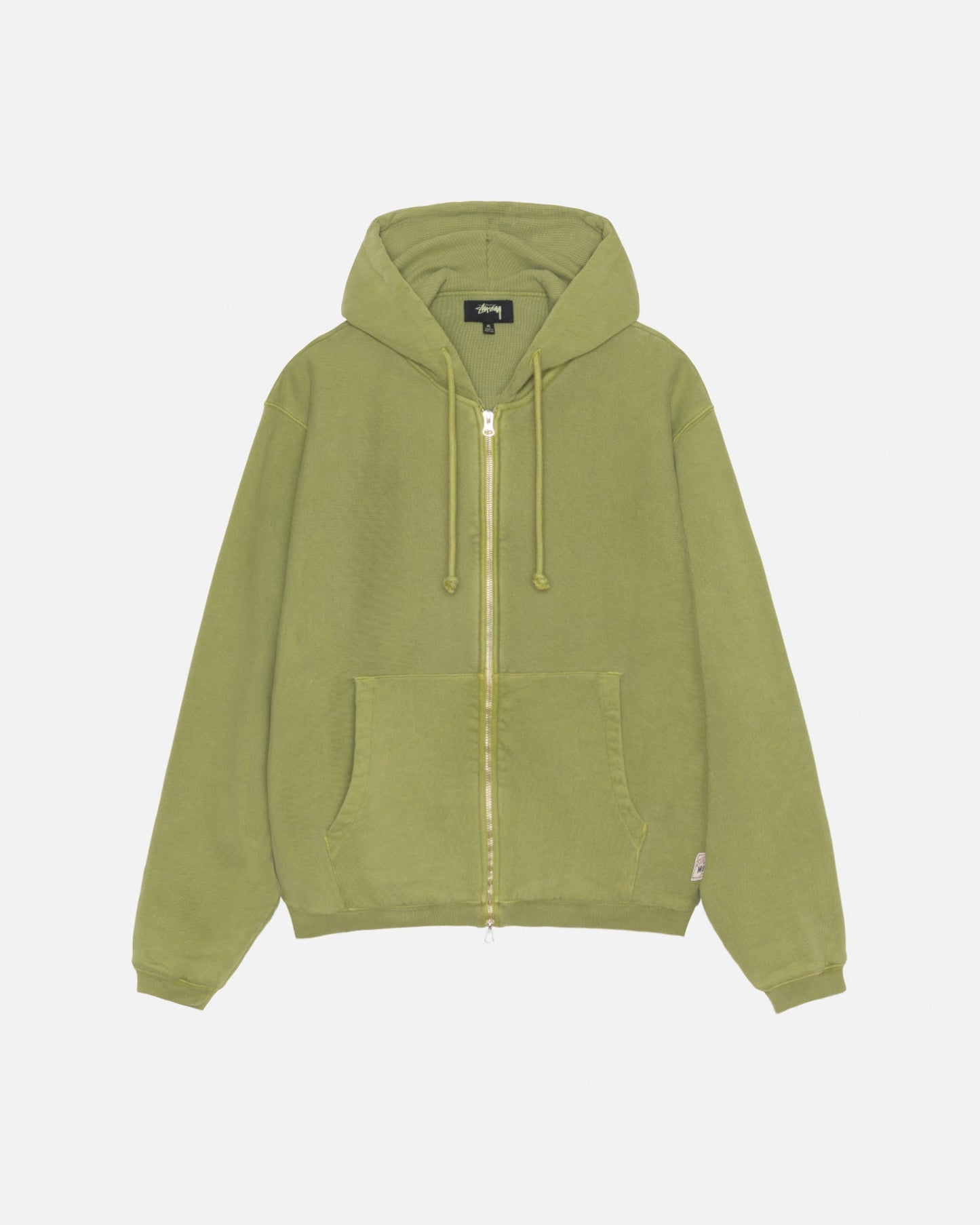 Kapuzenpullover mit Reißverschluss und Waffelfutter 