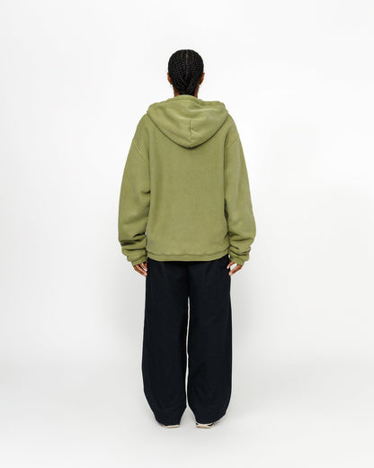 Kapuzenpullover mit Reißverschluss und Waffelfutter 