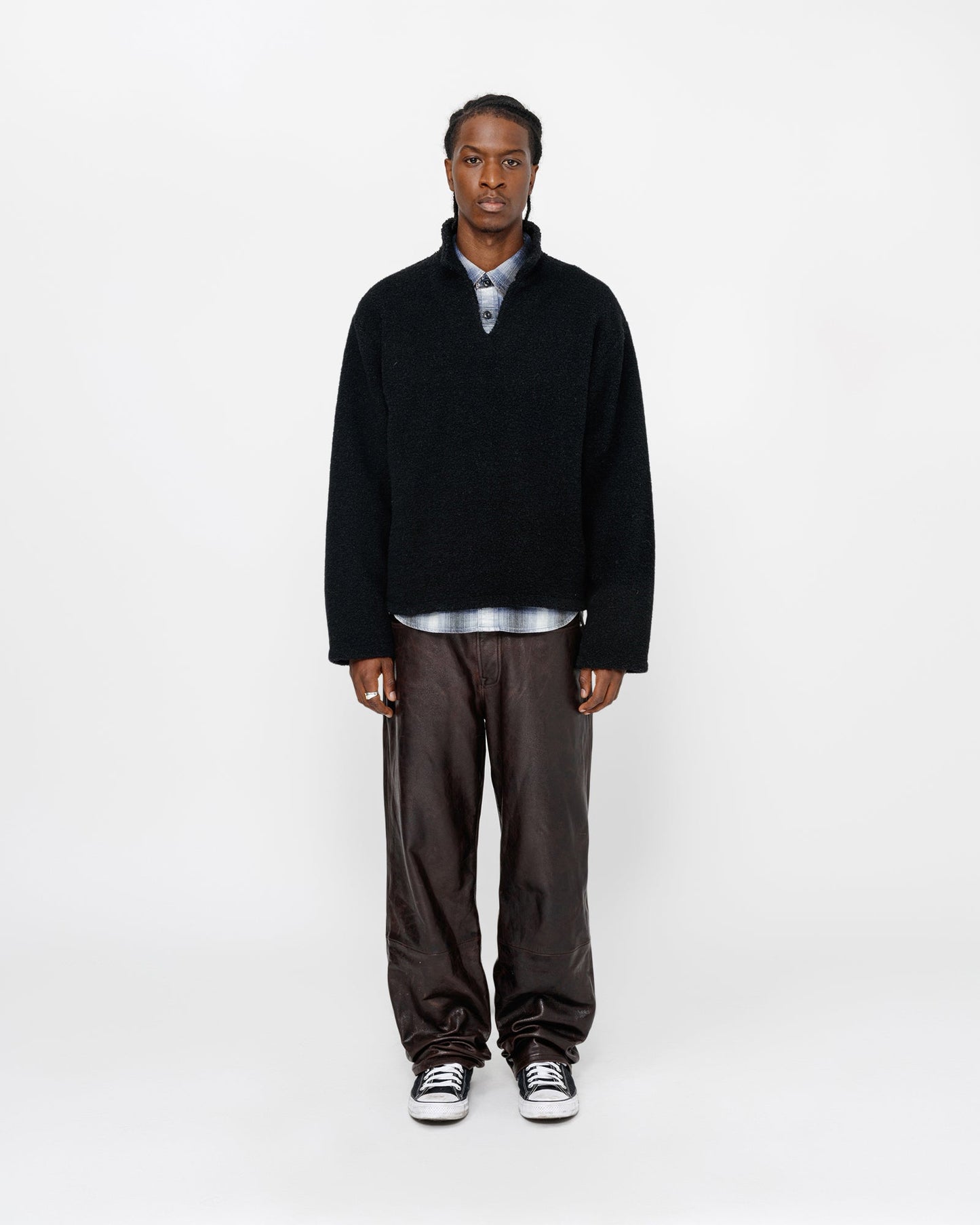 PULL SHERPA EN MÉLANGE DE LAINE 