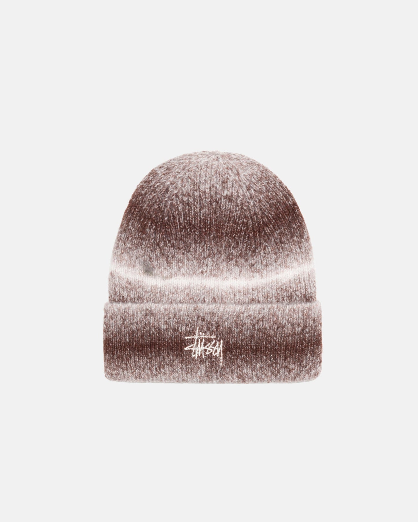 BONNET À MANCHETTE EN TRICOT À RAYURES 