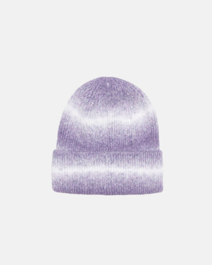 BONNET À MANCHETTE EN TRICOT À RAYURES 