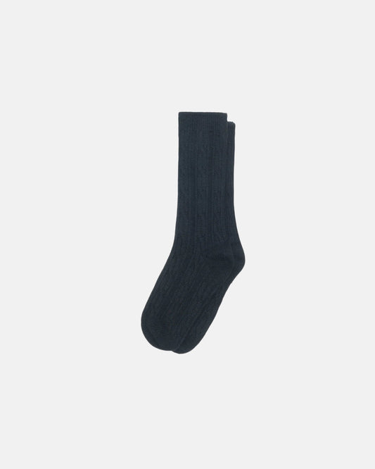 CHAUSSETTES ROBE EN MAILLE TORSADES 