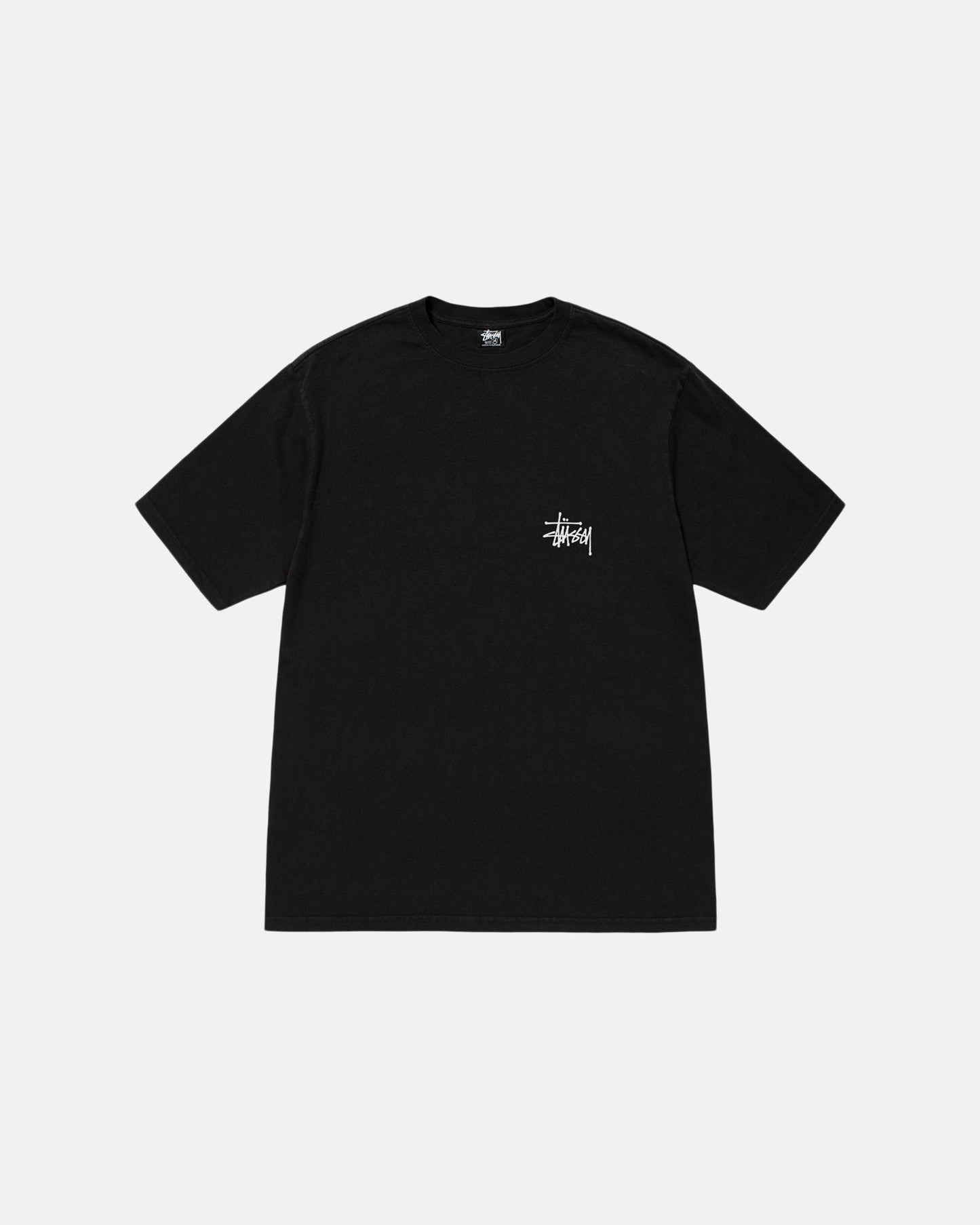 T-shirt basique teint en pigments 