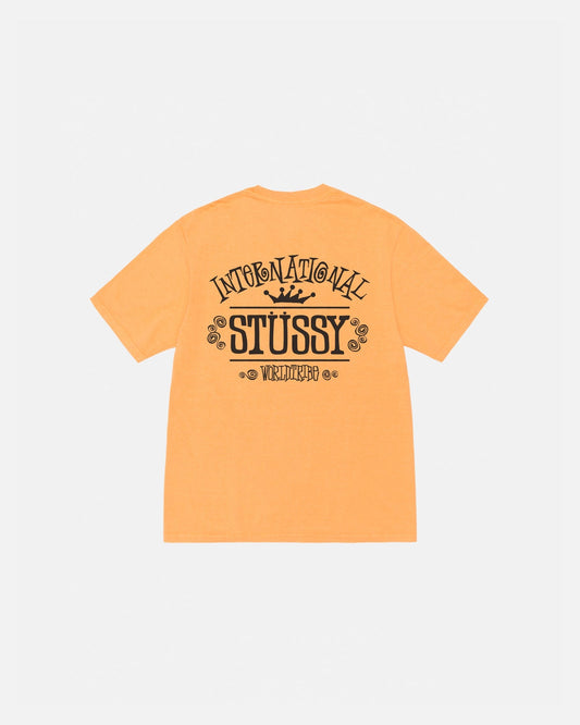 T-shirt teint en pigments dans le monde entier 